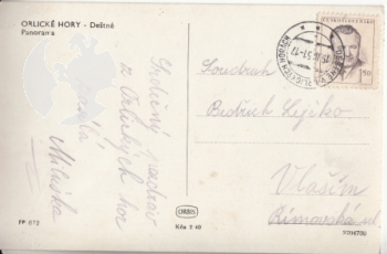 Deštné v Orlických horách 1951 95 001 ●